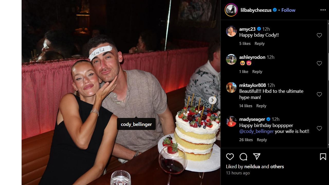 Chase Bellinger's comments section via @lilbabycheezus